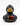 Black I love Amsterdam Duck - Zwarte I love Amsterdam Badeend