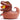 Brown Dino Duck XL - Bruine Dino Badeend XL