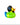 Green Hipster Duck - Groene Hipster Badeend