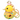 Yellow Luxe Glitter Keychain - Gele Luxe Glitter Sleutelhanger