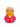 Pink Hipster Duck - Roze Hipster Badeend