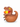 Brown Dino Duck - Bruine Dino Badeend