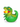 Green Dino Duck - Groene Dino Badeend